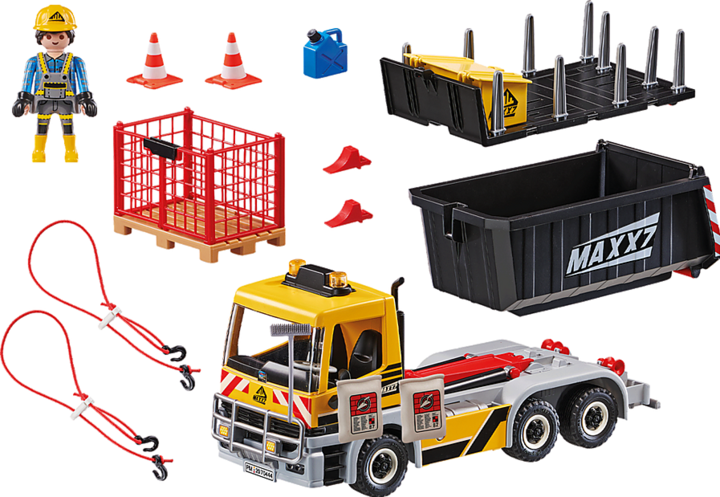 Produktbild Playmobil LKW mit Wechselaufbau (70444, Playmobil City Action)