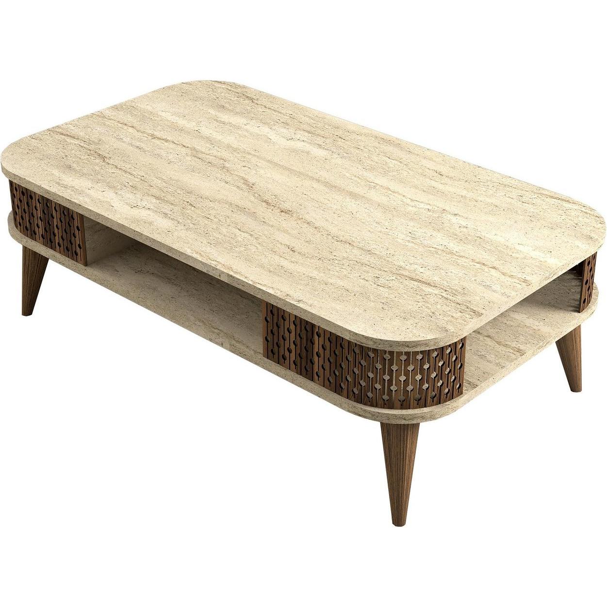 Hanah Home, Couchtisch + Beistelltisch, Eylul (105 x 35 x 60 cm)