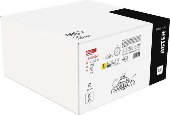 Produktbild Emos LED Hallenstrahler HIGHBAY ASTER 60° 150W