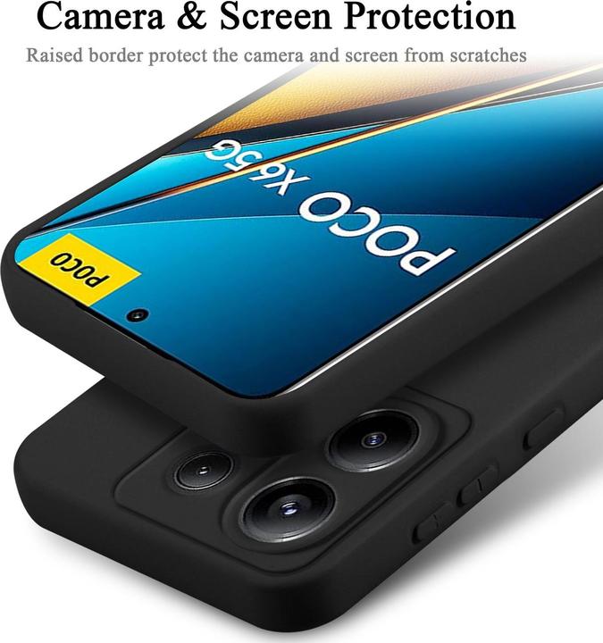 Image du produit Cadorabo Housse pour Xiaomi Poco X6 TPU en silicone avec protection liquide (Xiaomi Poco X6)