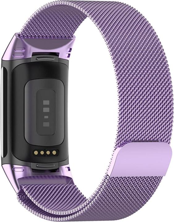 Cover-Discount Fitbit Charge 6 - Cinturino magnetico di ricambio Milanese (Acciaio inossidabile)