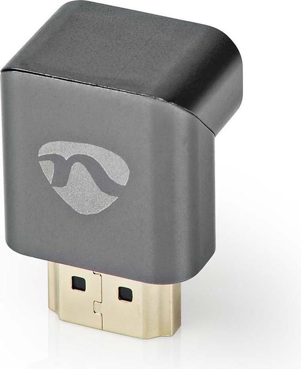 Actual product image Nedis HDMIT Adapter HDMIT Connector / HDMIT Male HDMIT Female / HDMIT Output Gold Plated Angled 270° (HDMI, 3 cm)