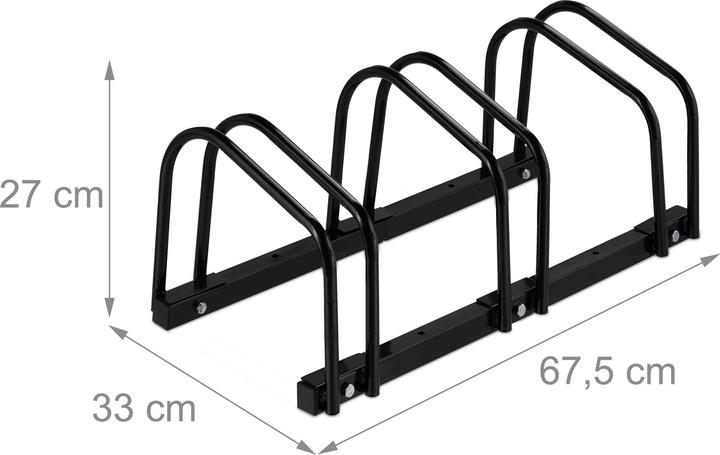 Actual product image Relaxdays Bicycle stand