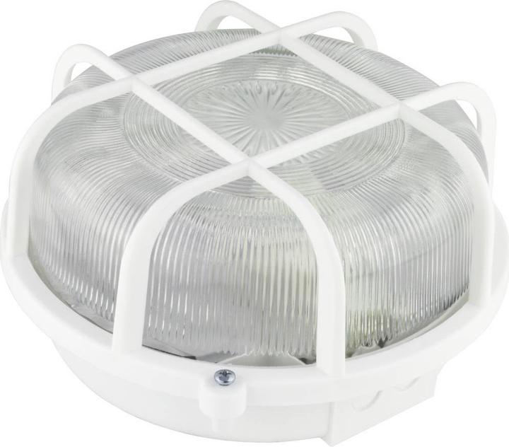 REV Round Luminaire Artificial LED 7W ws Damp-proof Luminaire LED E27 7 W Warm white White (800 lm, E27)