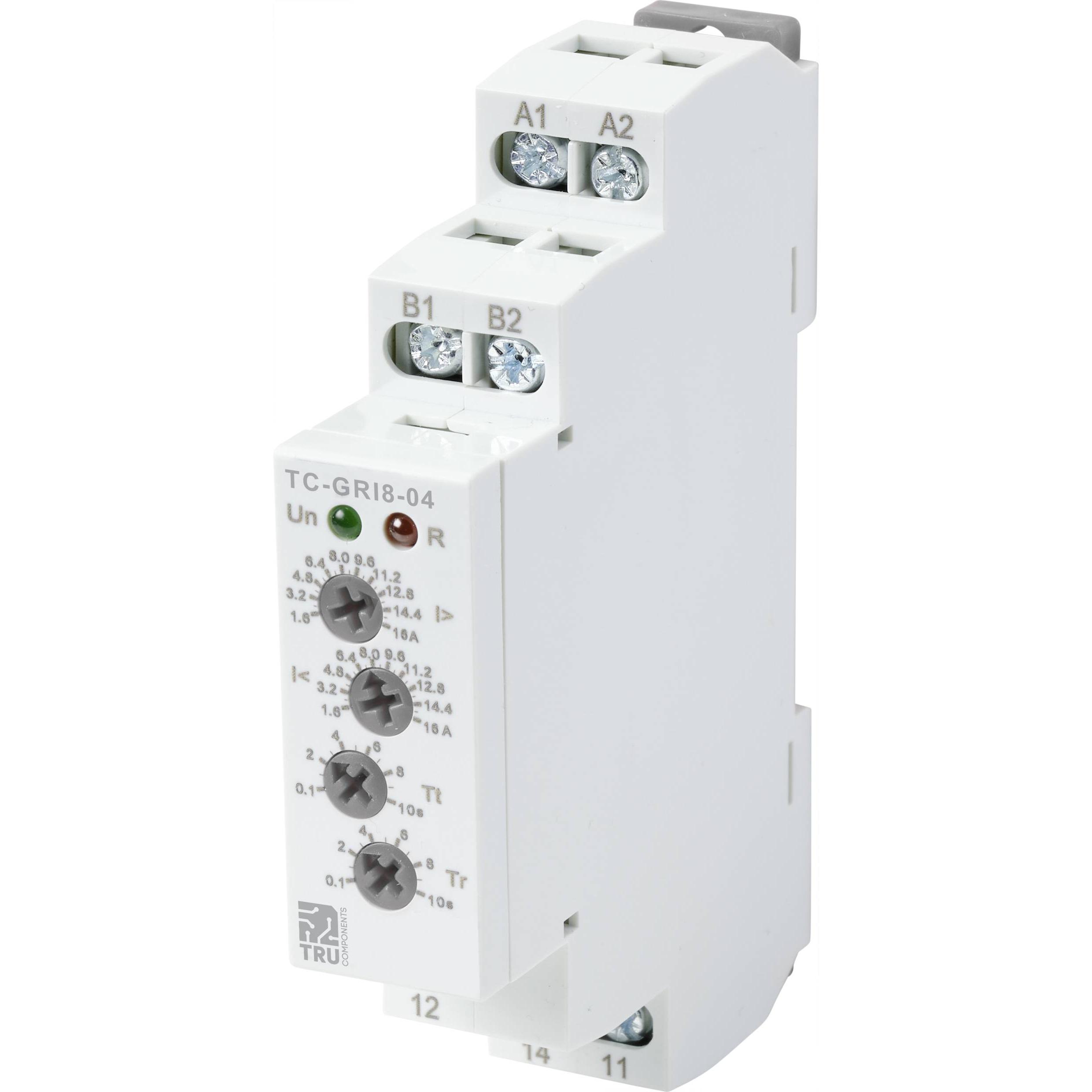 Tru Components Relè di monitoraggio della corrente GRI8-04/16 Corrente, Relais