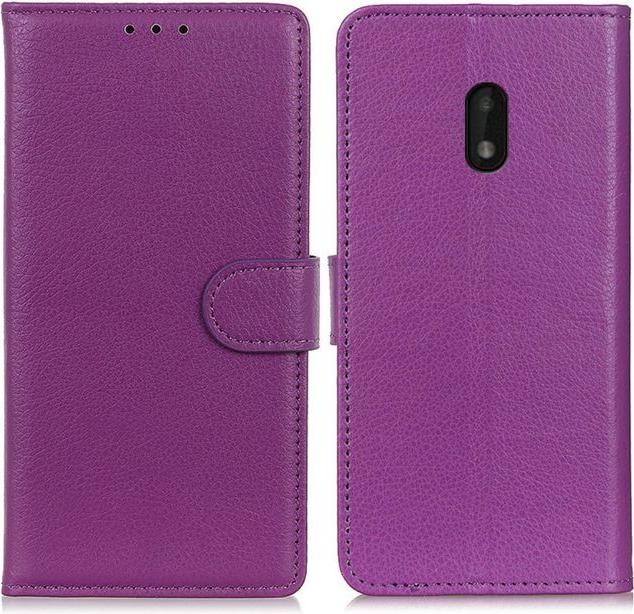 Produktbild MU Classic Litchi Leder Bookcover Series (Nokia C1 Plus)
