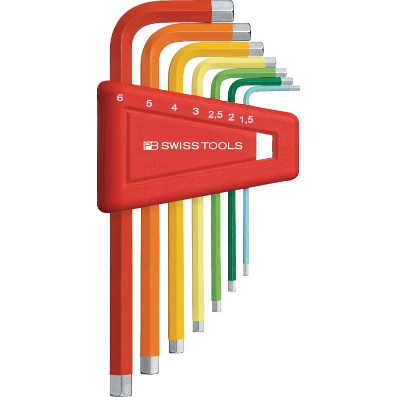 PB Swiss Tools, Sechskantschlüssel, Sechskant-Winkelstiftschlüsselsatz