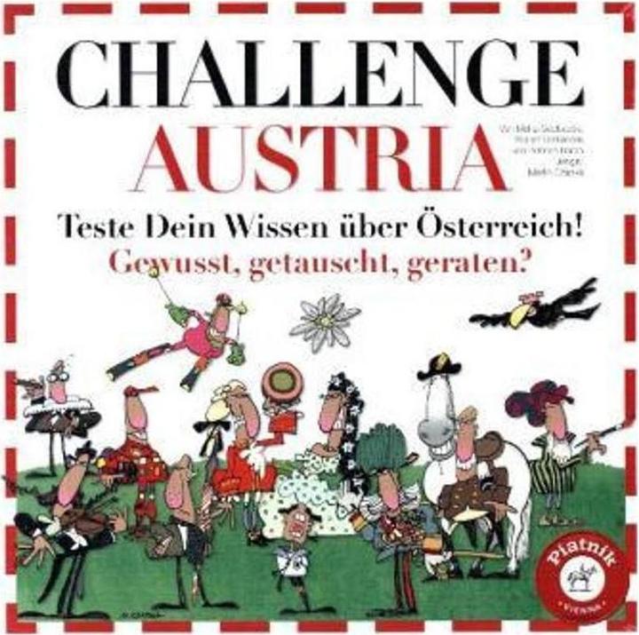 Produktbild Piatnik PIA06128 - Challenge Austria - Brettspiel, 3-9 Spieler, ab 14 Jahren (DE-Ausgabe) (Deutsch)