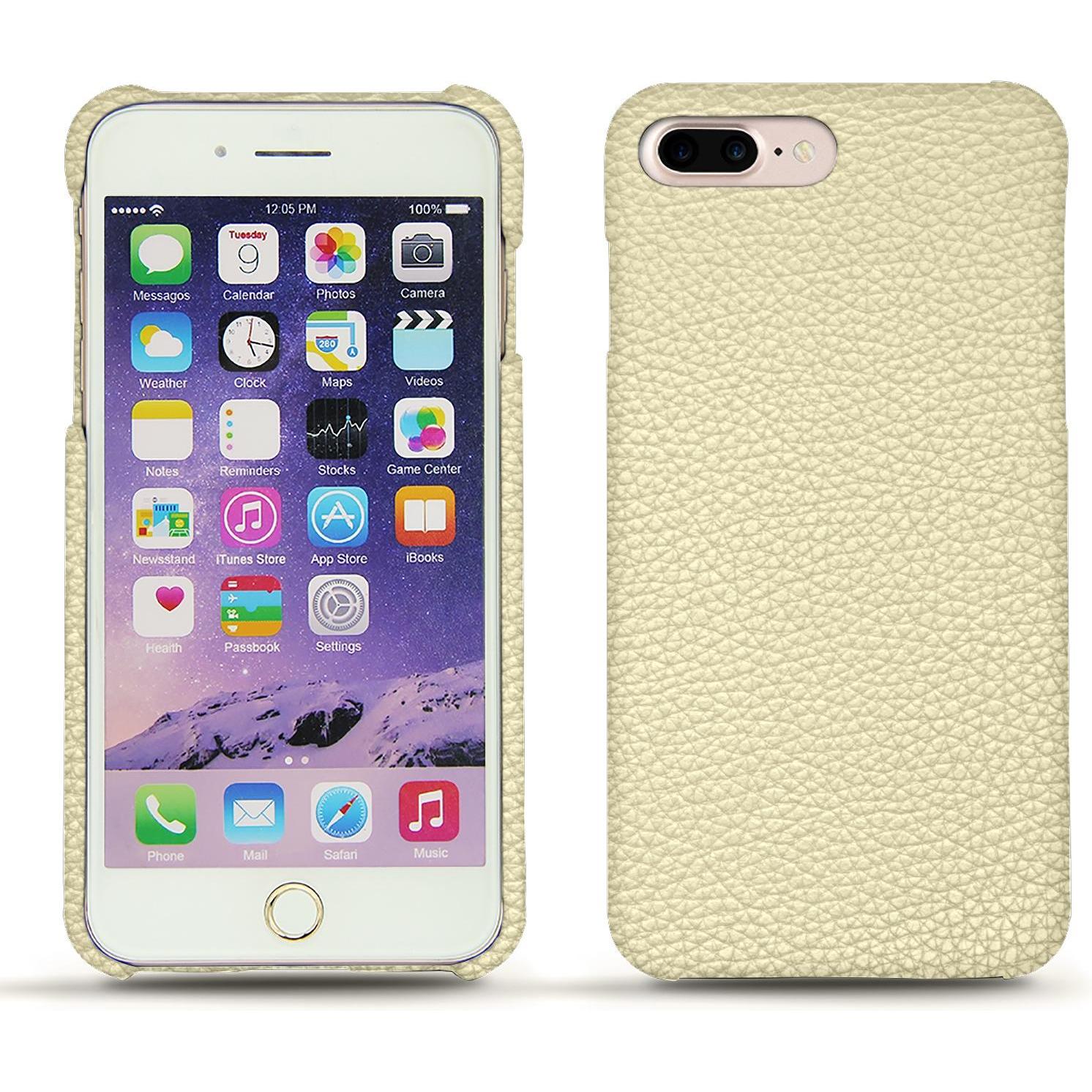 Noreve Lederschutzhülle (Apple iPhone 7 Plus), Smartphone Hülle, Weiss