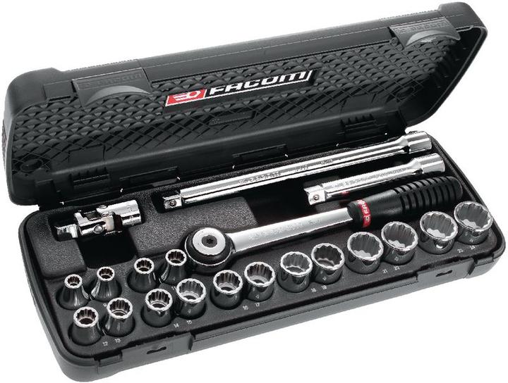 Actual product image Facom Bihexagon socket wrench set (1/2")