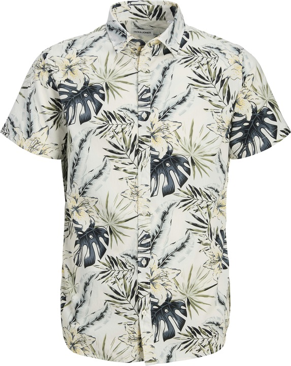 Jack & Jones Jjhawaii Aop Shirt Ss Ln