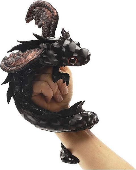 Actual product image Folkmanis Hand puppet dragon bracelet Peppe