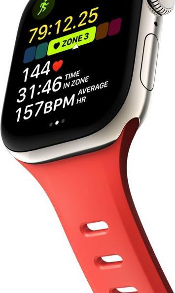 Produktbild Nomad Tempo Band 42mm Coral (18 mm, FKM-Fluorelastomer)