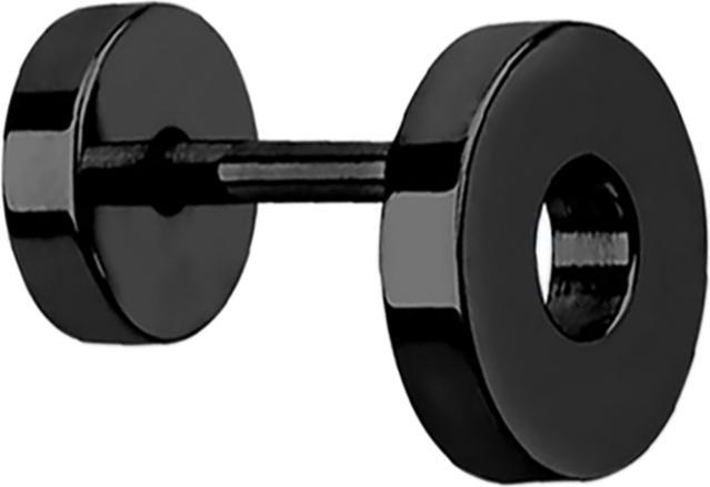 Immagine prodotto Star Piercing Orecchino finto a tunnel nero (Acciaio chirurgico 316L, senza ottone)