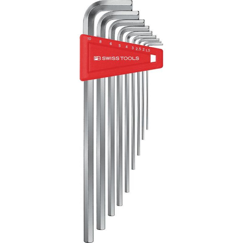 PB Swiss Tools, Sechskantschlüssel, Sechskant-Winkelstiftschlüsselsatz