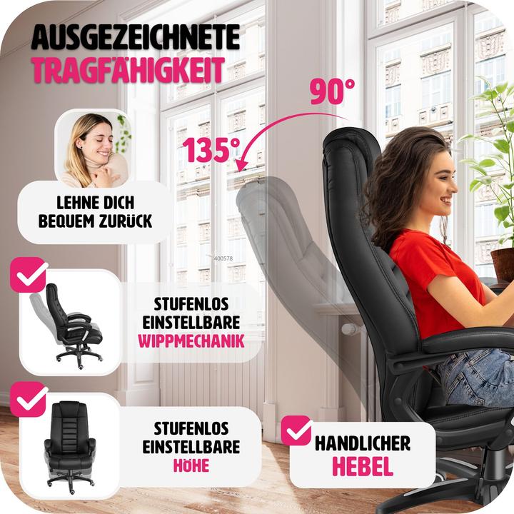 Produktbild tectake Chefsessel