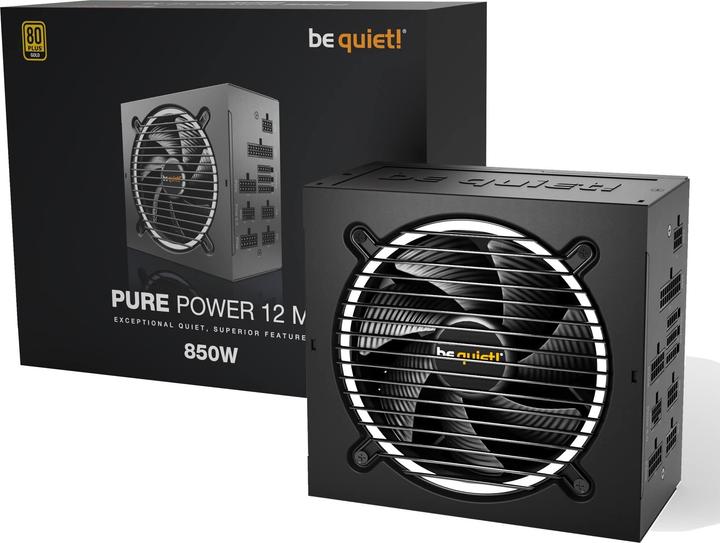 Image du produit be quiet! PURE POWER 12 M | Alimentation PC 850W (850 W)