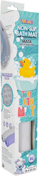 Produktbild Tuban Antirutsch-Badematte grau (35 x 70 cm)