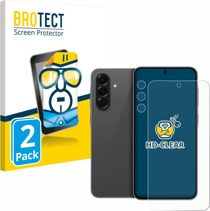 Produktbild BROTECT Schutzfolie Displayschutz Displayschutzfolie Folie Klar Transparent (2 Stück, Samsung Galaxy A56)