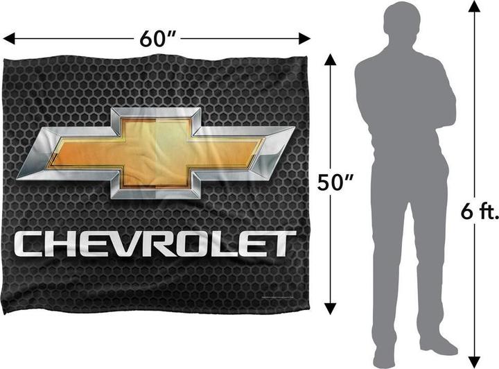 Produktbild Chevrolet Decke Verchromtes Logo (152 x 127 cm)