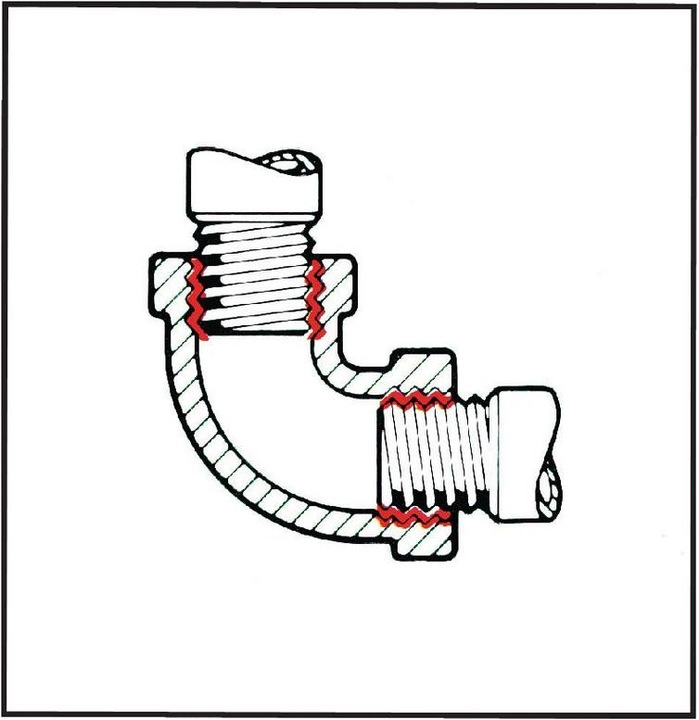 Actual product image Loctite Thread sealant (Red, 50 ml)