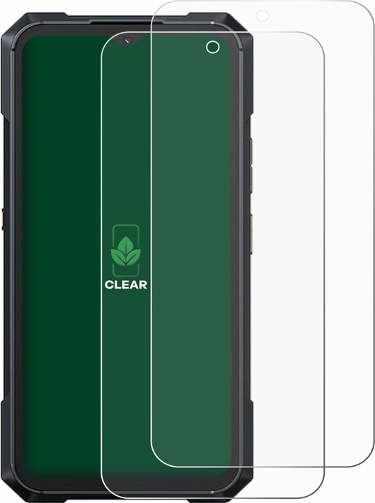 Actual product image ScreenLeaf Protective film sustainable screen protector screen protector film clear transparent (2 Piece, Cubot King Kong)