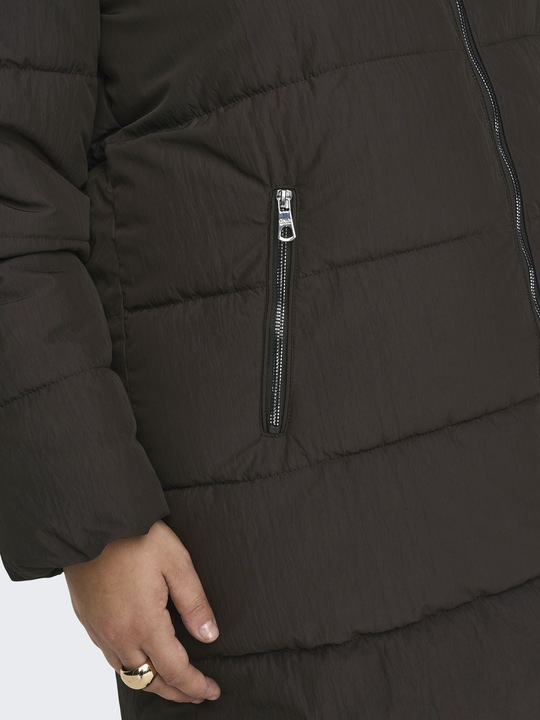 Produktbild Only Langer Curvy-Puffer- Mantel Mantel (S)