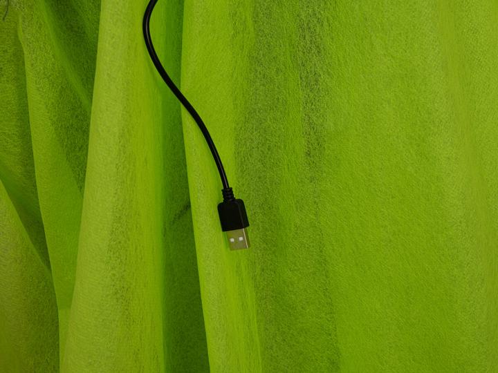 Image du produit Europalms Figurine d'Halloween Squelette avec cape verte, animée, 170cm