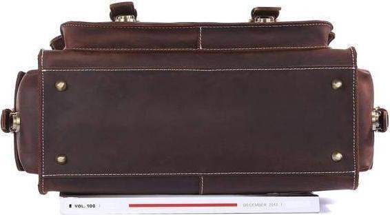 Produktbild Only-Bags.Store Leder Kameratasche, Kamera Satchel Tasche, Vintage Schulter Kameratasche, Echtleder Satteltasche (Kamera Schultertasche)