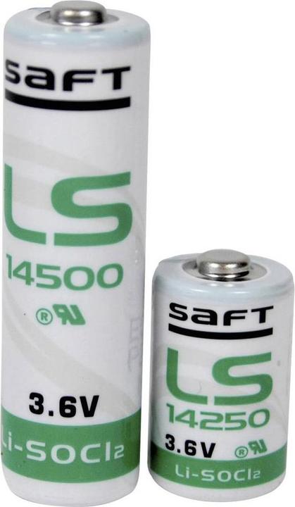 Actual product image Saft Lithium battery standard (1 pcs., 1/2 AA, 1200 mAh)