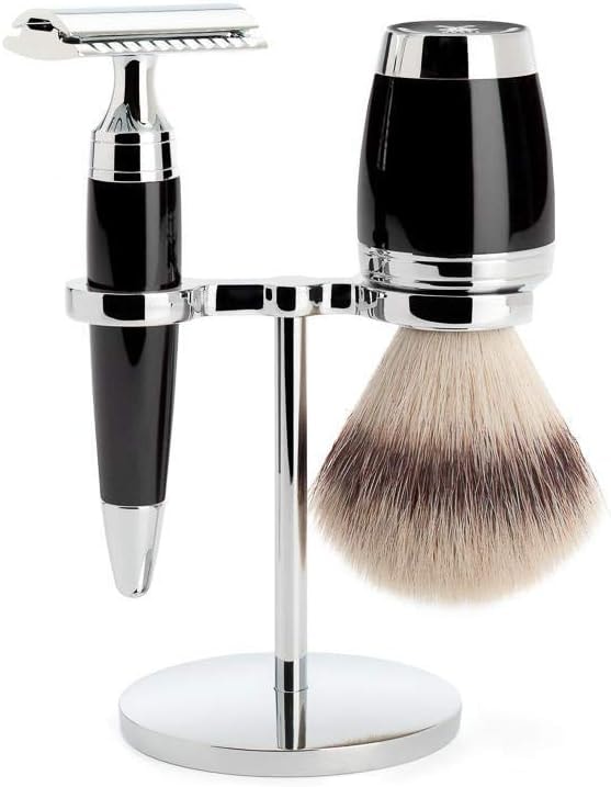 Produktbild Mühle Rasierset, 3-teilig, Rasierpinsel mit Silvertip Fibre®, HANDARBEIT