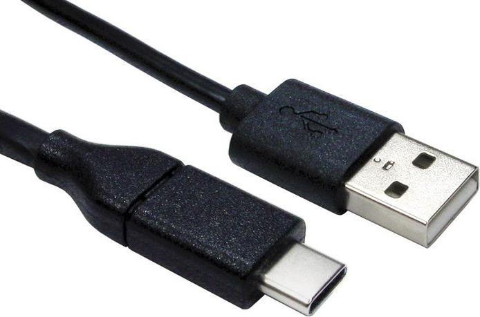 RS PRO Câble USB, USBA / USB C, 3m USB 2.0 noir (3 m)