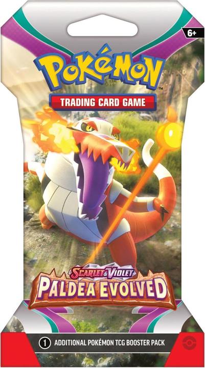 Produktbild Pokémon JCC - Écarlate et Violet - Pack de Booster Blister Évolutions à Paldea (1 Booster aléatoire) (Englisch, Booster Pack)
