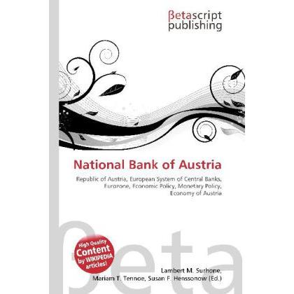 Thumbnail - National Bank of Austria, Fachbücher von Lambert M. Surhone, Miriam T. Timpledon, Susan F. Marseken