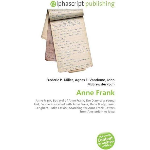 Thumbnail - Anne Frank, Fachbücher von Agnes F. Vandome, Frederic P. Miller, John McBrewster