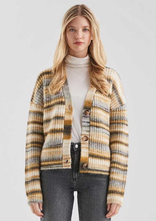 Produktbild s.Oliver Strickjacke Weiche Strickjacke in Multimelange Optik (L)