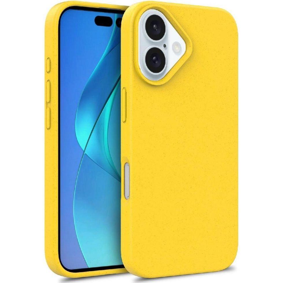 Hurtel Multiple Color Wheat Case MagSafe for iPhone 16 Pro - yellow (Apple iPhone 16 Pro), Smartphone Hülle, Gelb