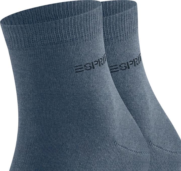 Image du produit Esprit Basic Uni 2-Pack Baumwollsocken (lot de 2, 39 - 42)