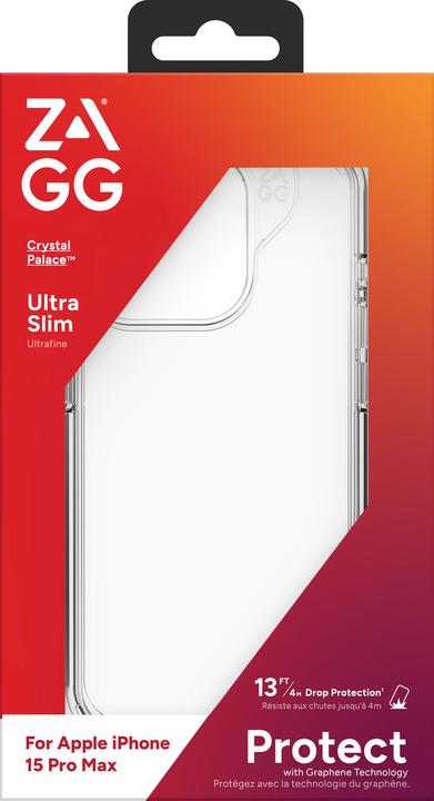 Actual product image Zagg Cases Crystal Palace (Apple iPhone 15 Pro Max)