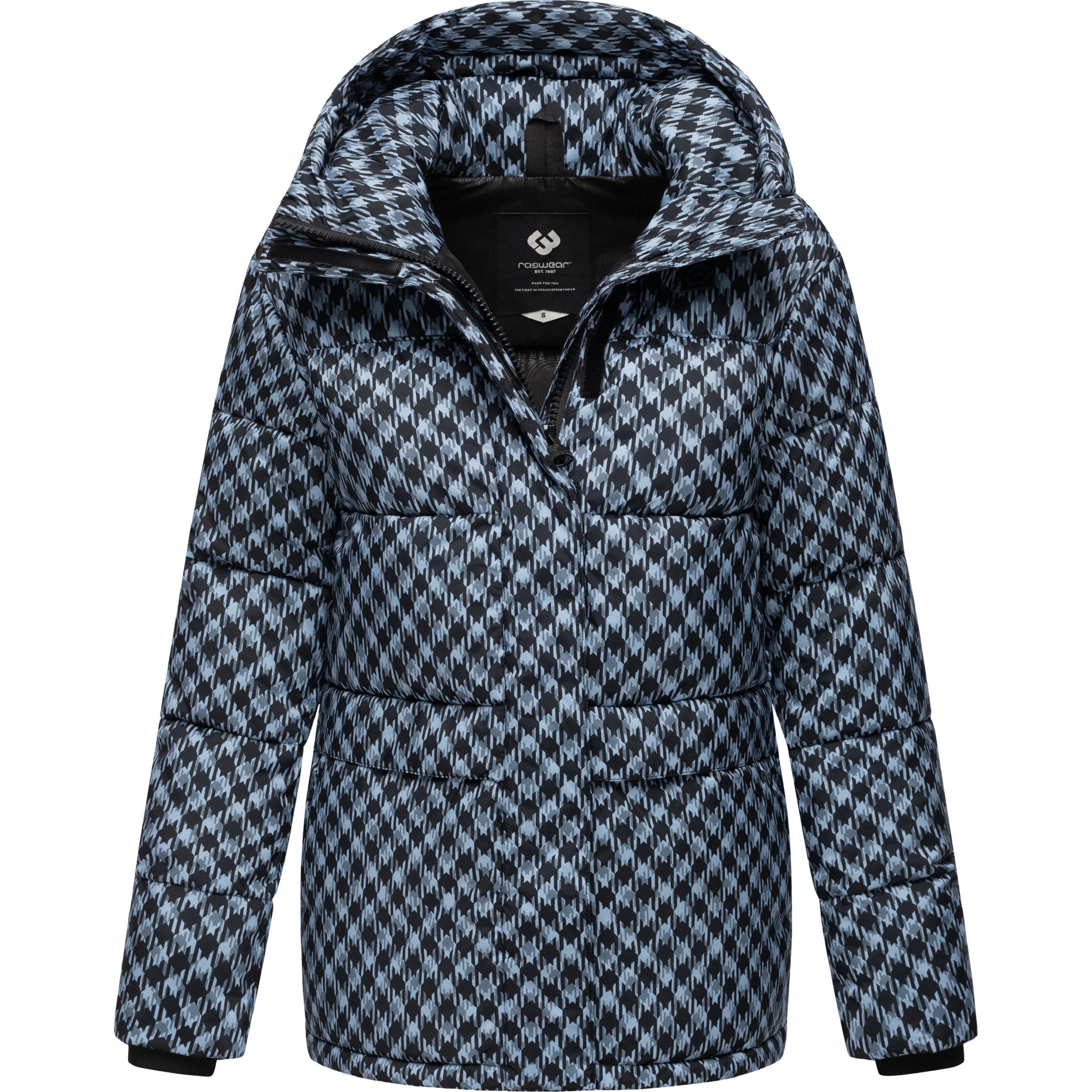 Ragwear, Damen, Jacke, Wikesh Print (XL), Grau, XL