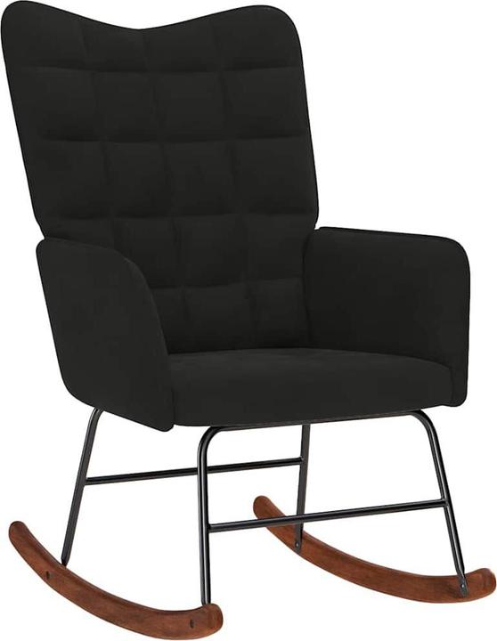 Actual product image vidaXL Schaukelstuhl mit Hocker