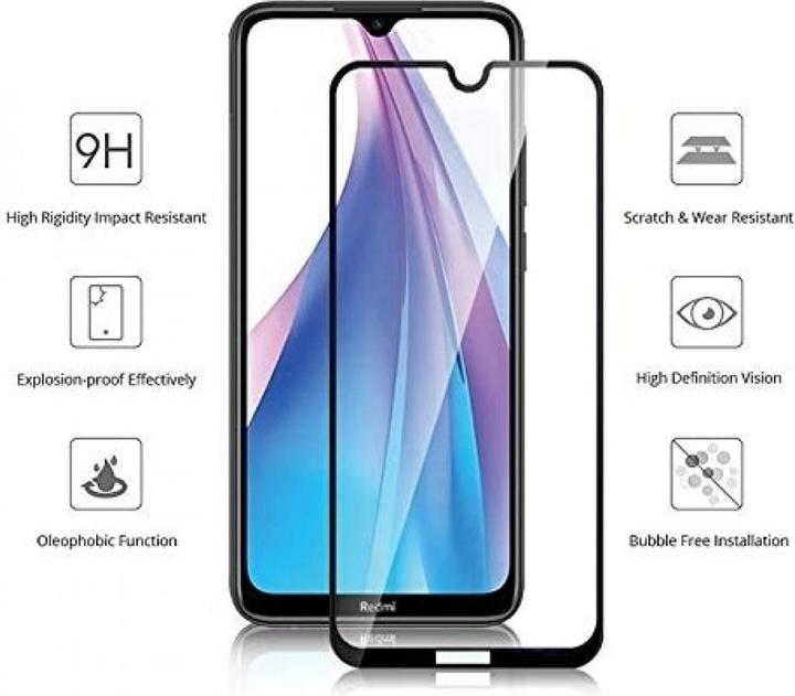 Immagine prodotto Screenguard Xiaomi Redmi Note 8T Pellicola protettiva di vetro a schermo intero 2.5D 9H (1 pz., Xiaomi Redmi Note 8T)