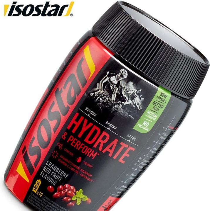 Actual product image Isostar Hydrate & Perform Cranberry Powder (Red Fruits, 1 pcs., 400 g)