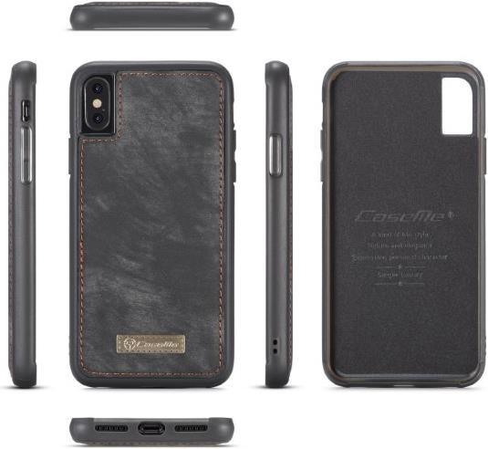Actual product image Caseme Leather wallet with plastic cover (Apple iPhone XS Max)