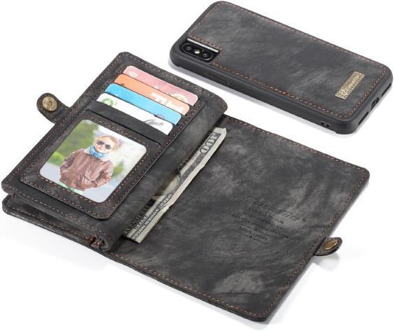 Actual product image Caseme Leather wallet with plastic cover (Apple iPhone XS Max)