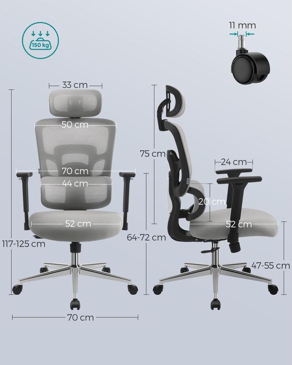 Image du produit Songmics Chaise de bureau