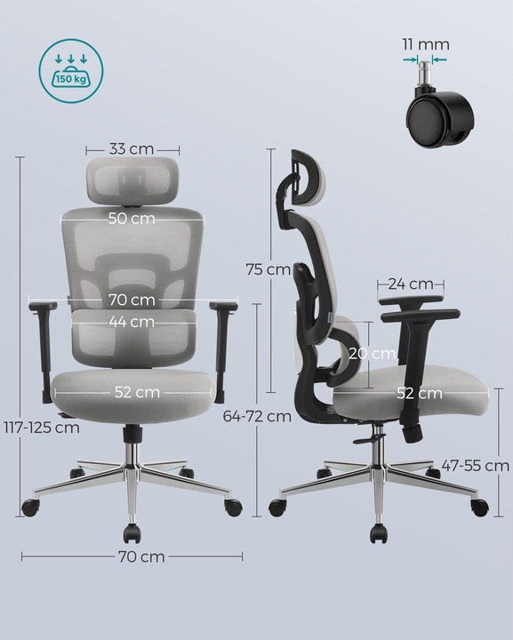 Produktbild Songmics Bürostuhl