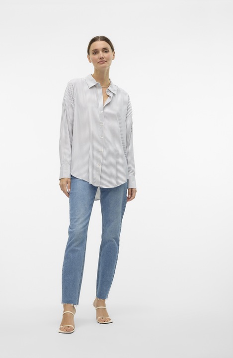Produktbild Vero Moda Vmnora Ls Oversize Shirt Wvn Ga Noos (M)