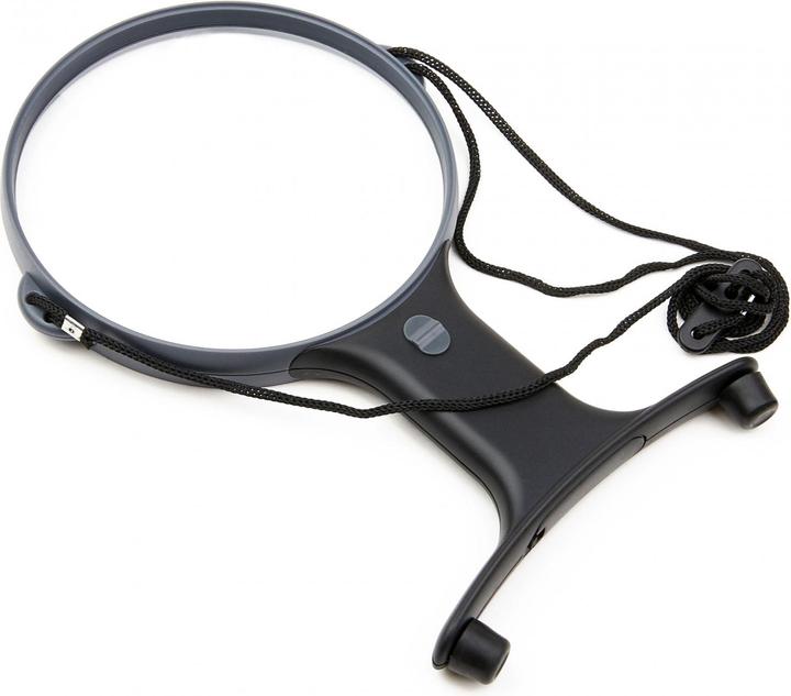 Actual product image Carson Optical HF-66 MagniFree Freehand Magnifier with LED Illumination