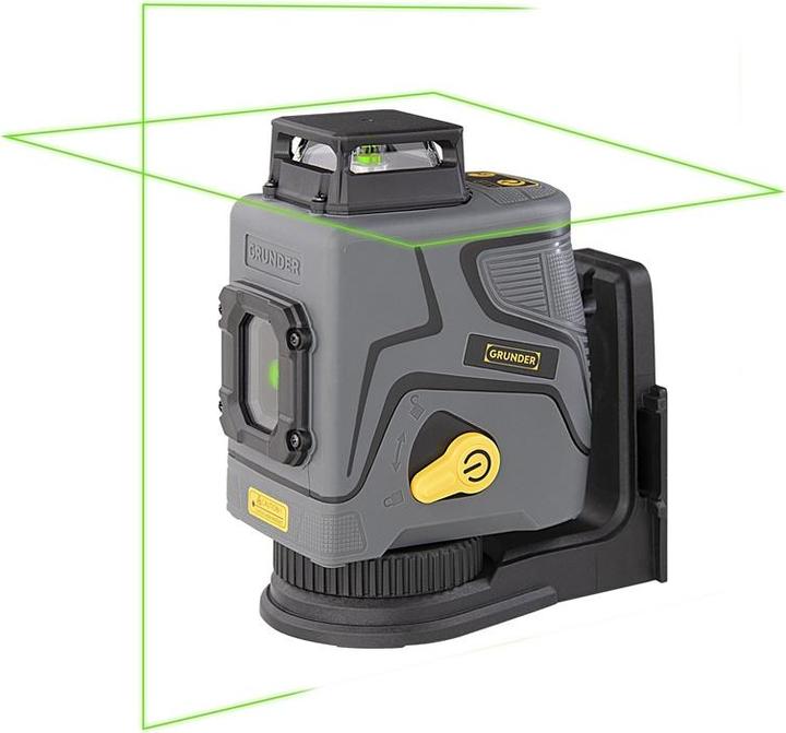 Actual product image Grunder CORDLESS LASER LEVEL 1X3D+1V MTM330B
